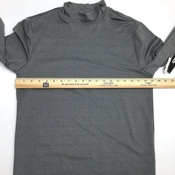 NEW Head Men's Gray Mock Neck Pullover Lightweight Dri Motion Medium - Picture 4 of 7